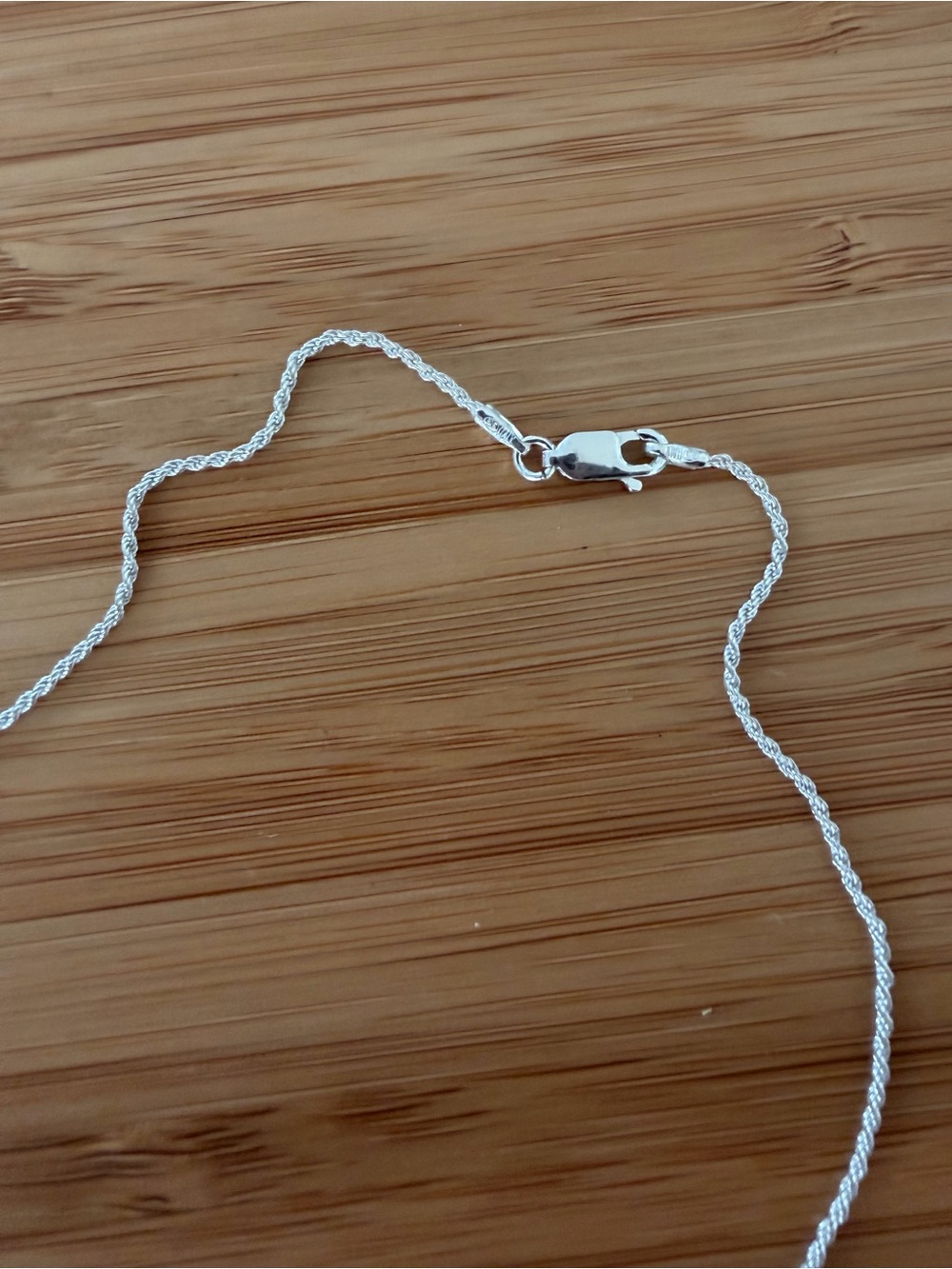 Sterling Silver French Rope Chain - Picture 4 of 5